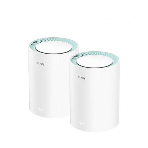 Wi-Fi Mesh-система/ AC1200 Wi-Fi Gigabit Mesh Solution 2-Pack, Chipset MT7621DA+MT7613B+MT7603, Dual-Band, 867Mbps at 5GHz + 300Mbps at 2.4GHz, 802.11ac/a/b/g/n, 2 Gigabit Ethernet Ports, 4 internal antennas,MU-MIMO,  DDNS,Zerotier/Wireguard/OpenVPN/IPSec/L2TP/PPTP VPN, DNS over Cloudflare/Google/Quad9, IPv6, Seamless Roaming, TR069/TR098/TR111/TR181, Cudy Mesh, Cudy APP
