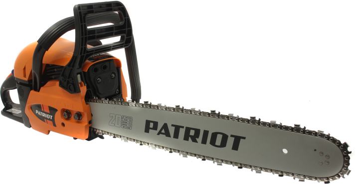 Бензопила PATRIOT PT5220 imperial [220105575] {раб. объем 52сс, 3,4 л.с, шина 20", цепь 0,325" ; 0,058"/1,5mm ; 76 звеньев}