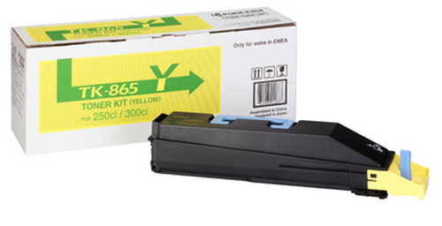 Картридж лазерный Kyocera-Mita TK-865Y желтый для TASKalfa 250ci/300ci (12000стр.)