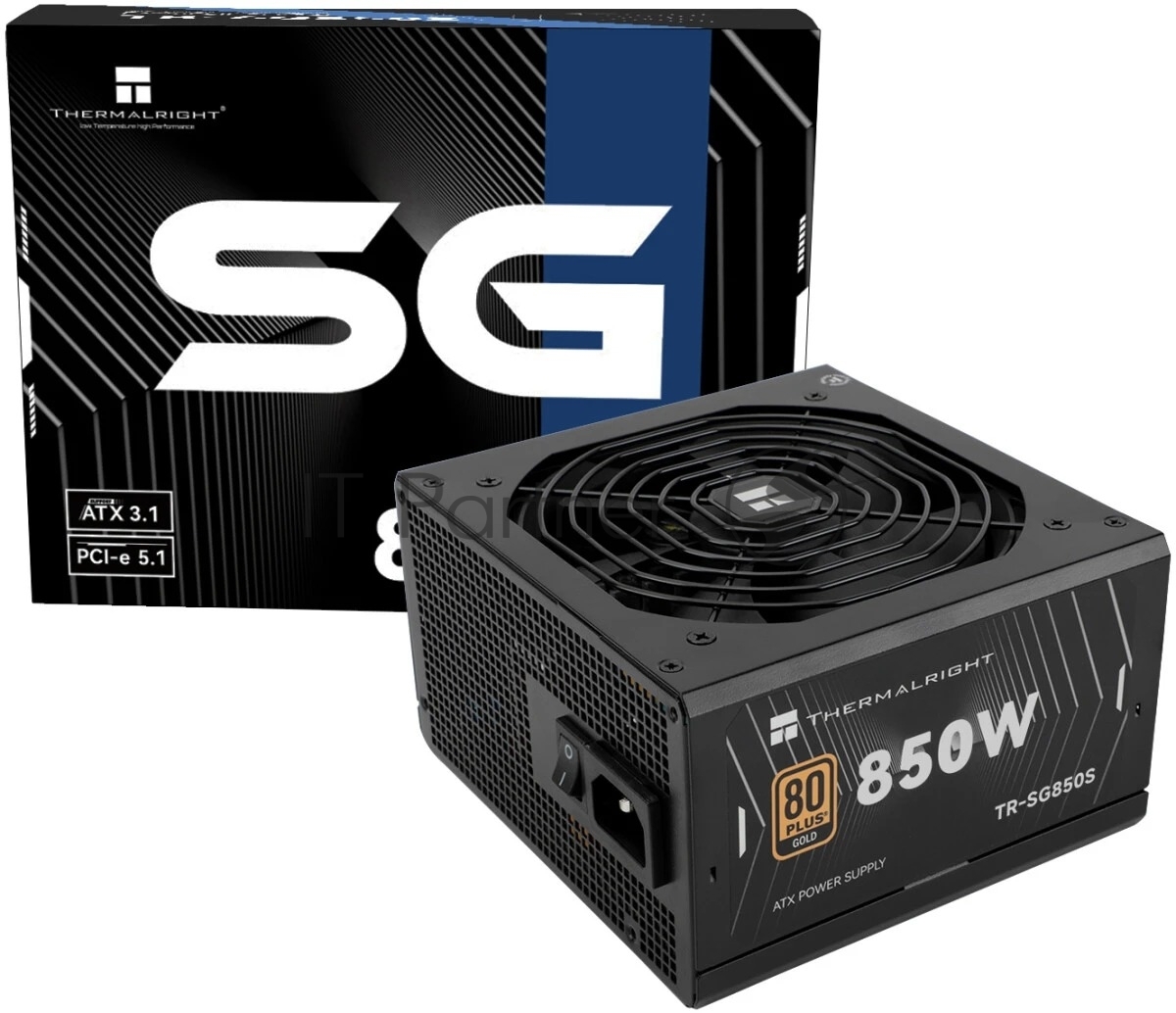 Блок питания Thermalright TR-SG 850S, 850Вт, 80+ Gold, ATX 3.1