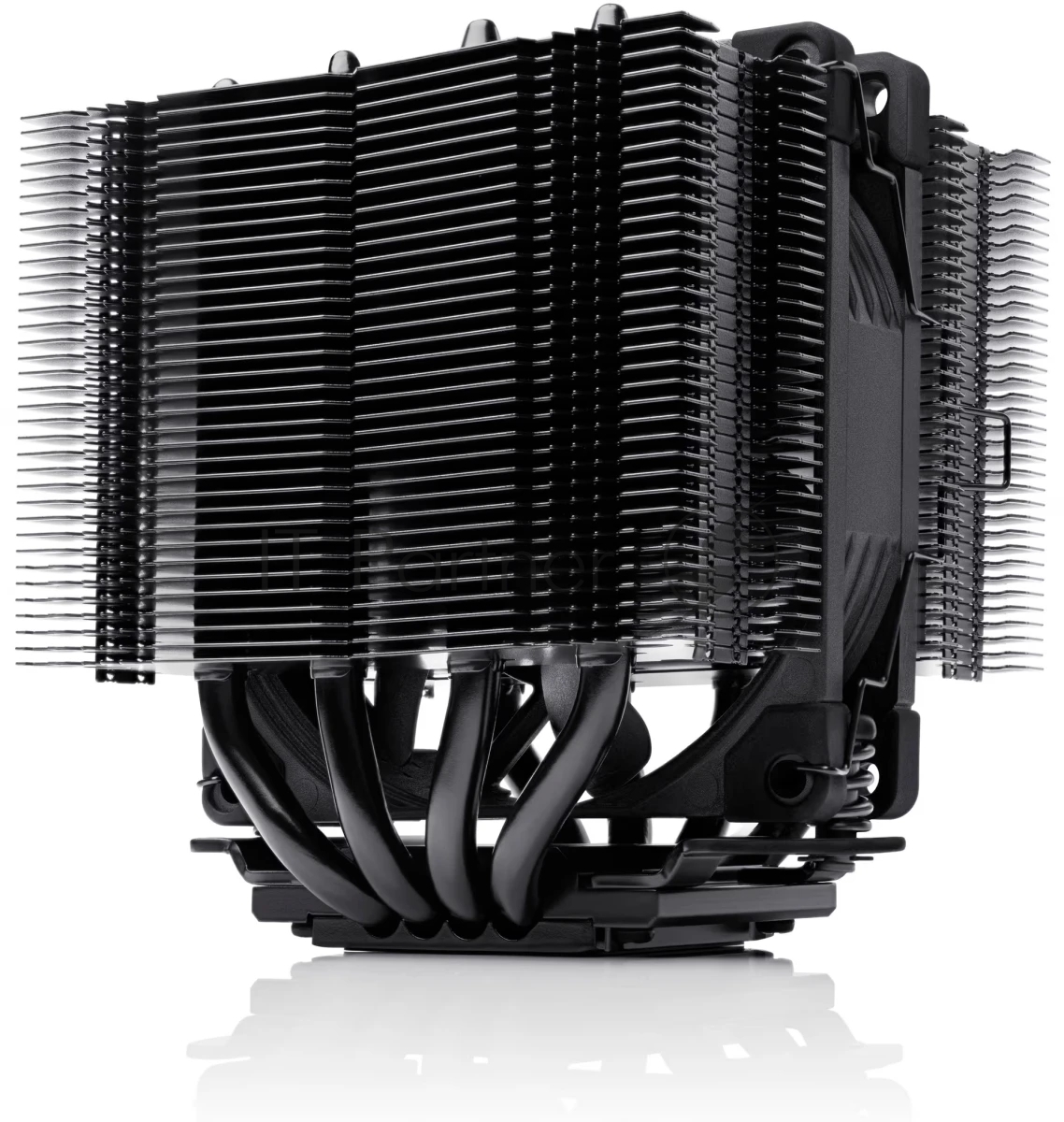 Кулер для процессора Noctua NH-D9L chromax черный, 92 мм, медь, 0-2000 об/мин, 22.8 дБ, 4 pin PWM, 140 Вт, высота 110 мм