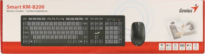 Genius Smart KM-8200 Dual  Color  (Кл-ра,USB,FM+Мышь3кн,  Roll,USB,FM) (31340003421)