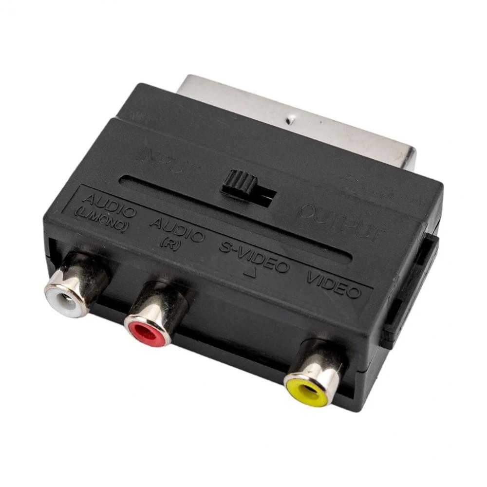 СКАРТ - 3xRCA (с переключателем)