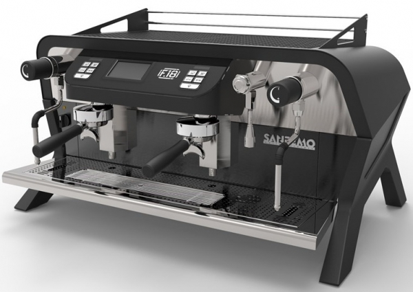 Кофемашина SANREMO F18 2 гр. 220В автомат чёрная матовая