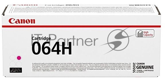 Картридж лазерный Canon CRG 064 H M 4934C001 пурпурный (1500стр.) для Canon MF832Cdw
