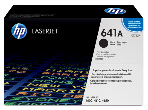 <016814> Картридж лазерный HP 641A (C9720A) для HP 4600, 9000 стр. чёрный [C9720A]