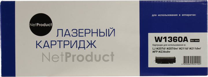 Картридж NetProduct W1360A-NC Black для HP LJ M207d/M211d/MFP M236sdw