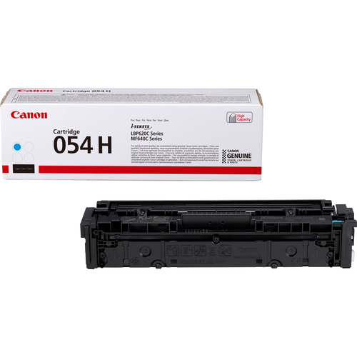 (Спец.цена) Оригинальный картридж Canon 054H C (3027C002) голубой, увеличенной емкости 2300 стр. голубой для Canon i-SENSYS LBP621/LBP623/MF641/MF643/MF645