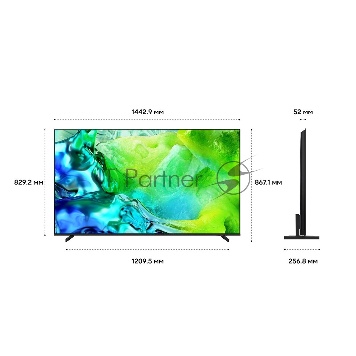 Телевизор Samsung 65" QE65QN80HAUXPY черный титан Neo QLED UHD 120Hz-144Hz Smart TV Tizen