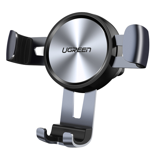 Подставка-держатель UGREEN LP130 (50564) Gravity Drive Air Vent Mount Phone Holder на вентиляционную решетку автомобиля. Цвет: серый космос