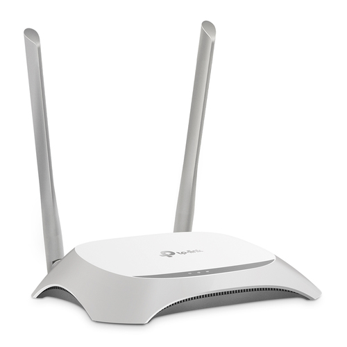 TP-Link TL-WR840N 300Mbps Wireless N Router, Broadcom, 2T2R, 2.4GHz, 802.11b/g/n, 1 10/100Mbps WAN + 4 10/100Mbps LAN ports, internal antennas, support Russian PPTP/L2TP/PPPoE, IGMP Snooping/Proxy, Br