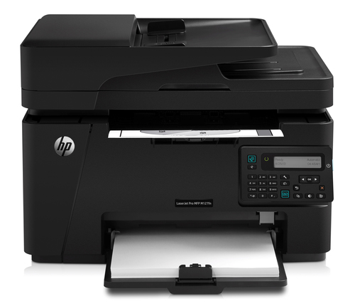 HP LaserJet Pro MFP M127fn <CZ181A> (A4, 128Mb, LCD, 20 стр/мин, лазерное МФУ, факс, USB  2.0, сетевой, ADF)