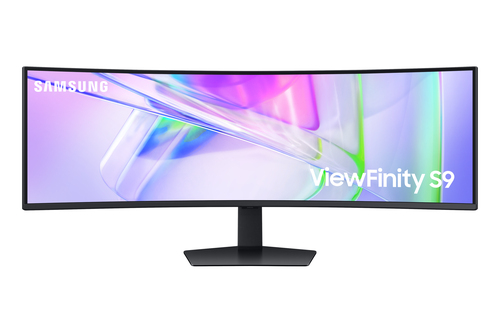 Монитор 49" Samsung ViewFinity S9 S49C950UAUXEN VA 5120x1440, 120 Гц, 5 мс, 32:9, 350 кд/м², 2xHDMI 2.0, DP 1.4, USB-C (90 Вт), 3.5 Jack, USB Hub (3x USB 3.0), динамики (2x5 Вт), HDR10, изогнутый экран (1000R), черный