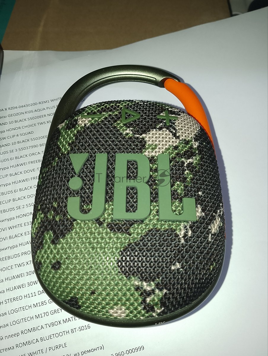 (Б/У) Портативная колонка JBL 5W CLIP 4 SQUAD [Cм.описание!]