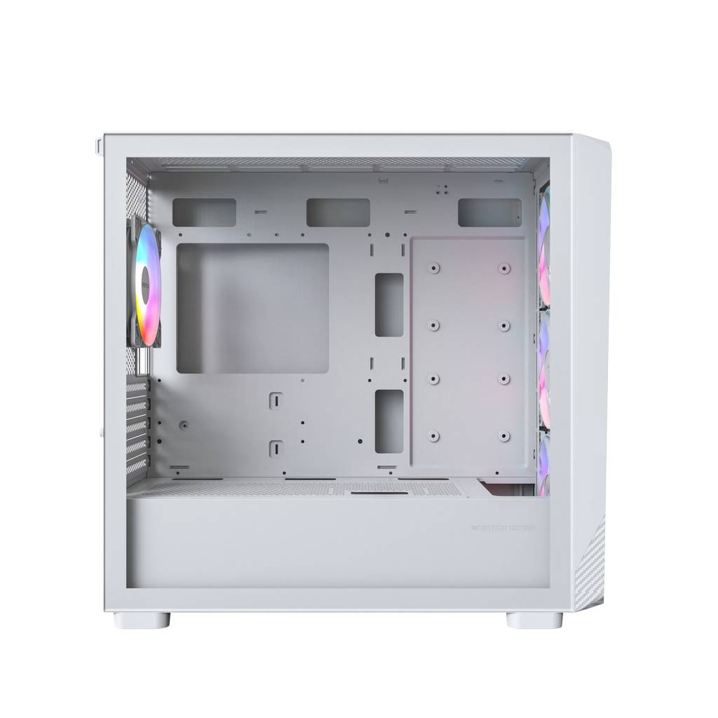 Montech X5M White / mATX / 3x120mm & 1x140mm ARGB fans / X5M