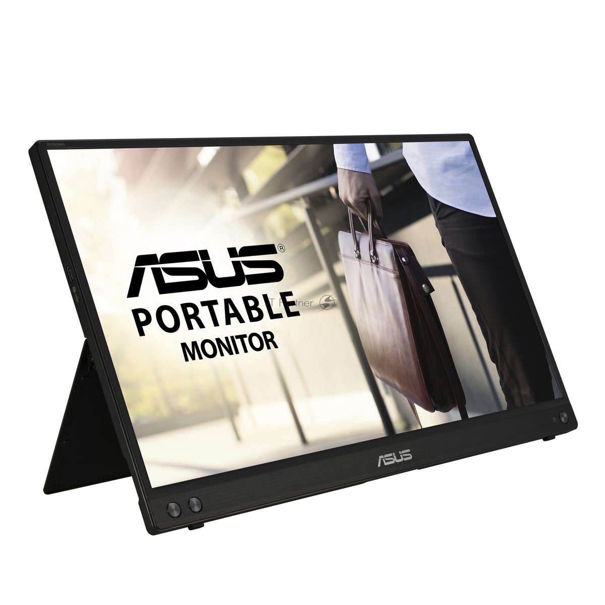 Монитор 15.6" ASUS ZenScreen MB16ACV IPS 1920x1080, 60 Гц, 5 мс, 16:9, 250 кд/м², USB Type-C, портативный, Flicker Free, Low Blue Light, темно-серый