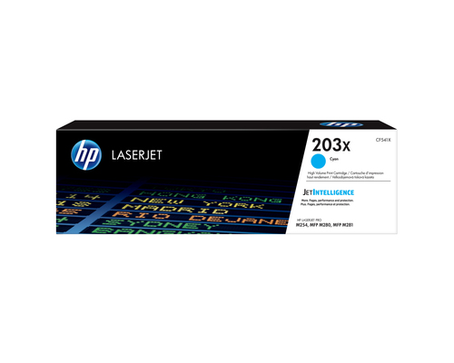 Тонер-картридж HP 203X Cyan для CLJ Pro M254/M254nw/M254dw MFP M280/M280nw/M281/M281fdn/M281fdw (2500 стр) ( CF541X )