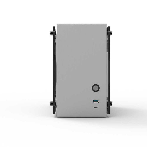 корпус ZALMAN M2 MINI, MITX, ALUMINIUM, SILVER, WINDOWx2, RISER CARD, 2x3.5", 3x2.5", 1xUSB3.0, 1xUSB3.1 TYPE-C, TOP 1x80mm