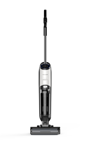 Пылесос вертикальный моющий Grundig VCW 6270 белый/черный, питание от сети, 1800 Вт, уборка суxая/влажная, пылесборник 0.48 л