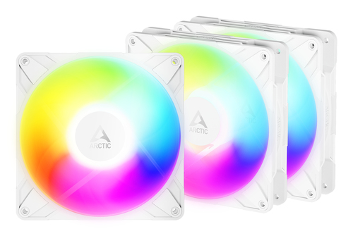 ACFAN00328A - Кулер для корпуса ARCTIC P14 Pro Reverse ARGB 3 Pack (White), ACFAN00328A, 14cm, 400-2500rpm, 4Pin