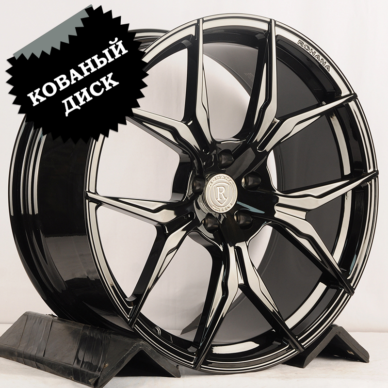 RGW Wheels RGW867 8.5x21/5x114.3 D67.1 ET40 Gloss Black+Aluminum Cap
