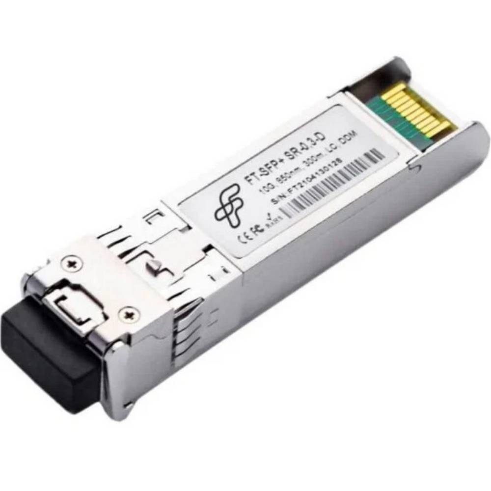 Трансивер SFP+ Future Technologies FT-SFP+-SR-0.3-D, Трансивер 10G, SFP+, LC MMF SR 500m, 850nm laser, OEM