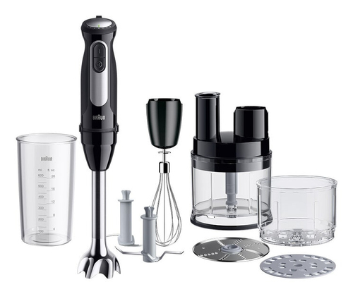 Блендер погружной Braun Multiquick 5 MQ55755MBK черный, 1000 Вт, 21 скорость, турбо