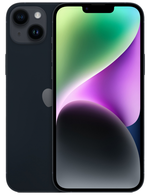 Смартфон Apple iPhone 14 Plus 256 ГБ, Dual еSIM, темная ночь