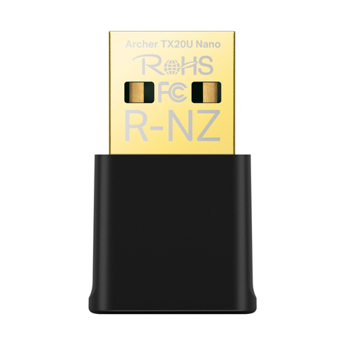 Сетевой адаптер Wi-Fi TP-Link Archer TX20U Nano AX1800 USB 2.0 (ант.внутр.) 2ант.