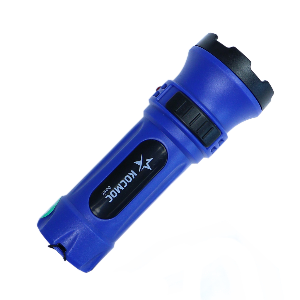 КОСМОС фонарь KOCAcc 102 LED аккум. светод, 0,5W, 2 реж.,300mAh прямая зарядка от 220вт (1/25) п/ос