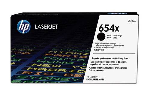 Картридж hp CF330X (№654X) Black для LaserJet Enterprise M651 (повышенной ёмкости) Оригинальный картридж hp
