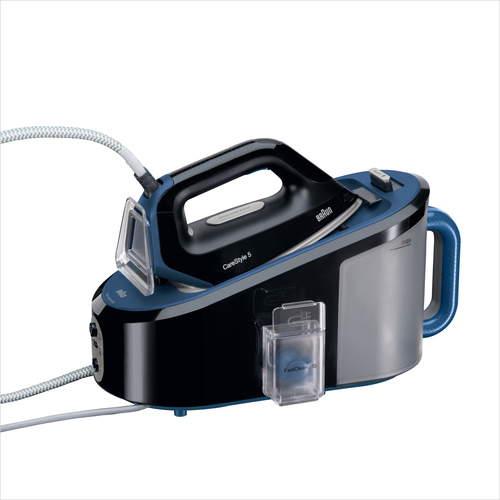 Парогенератор Braun IS5145BK черный/синий, 2400 Вт, 120 г/мин, 400 г/мин, 2000 мл