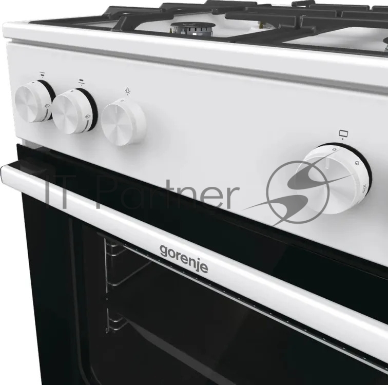 Плита газовая Gorenje GG6A10WFFM белый, конфорок 4 шт, духовка 72 л, 60 см x 85 см x 60 см