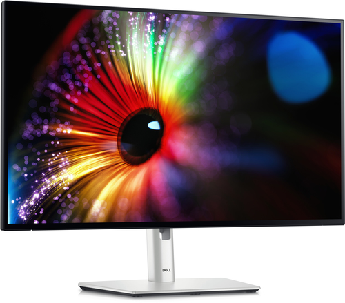 Монитор 27" Dell U2724D IPS 2560x1440, 120 Гц, 5 мс, 16:9, 350 кд/м², HDMI 2.1, DP 1.4, 3xUSB 3.0, 2xUSB-C (15 Вт), 3.5 Jack, HDR10, серебристый/черный