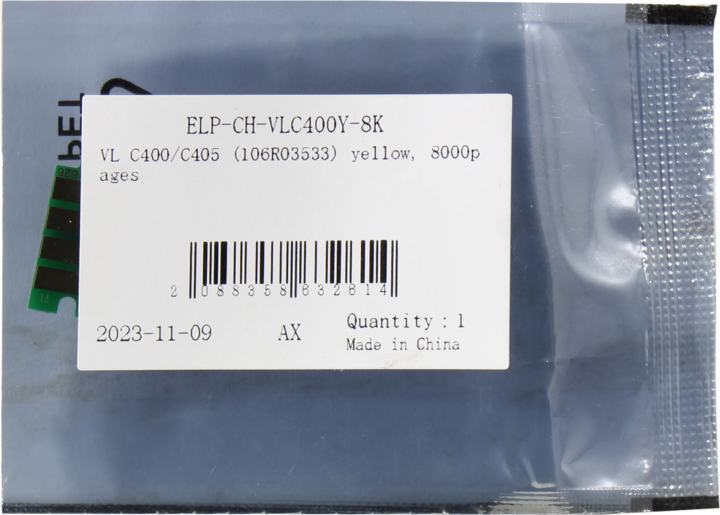 <ELP-CH-VLC400Y-8K> Чип Xerox VersaLink C400/C405 (106R03533)  Yellow, 8K ELP