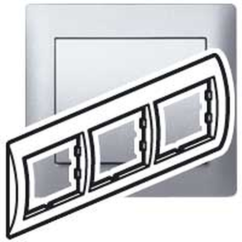 Рамка Legrand 771303 Galea  Life  3-я  гор. алюм.