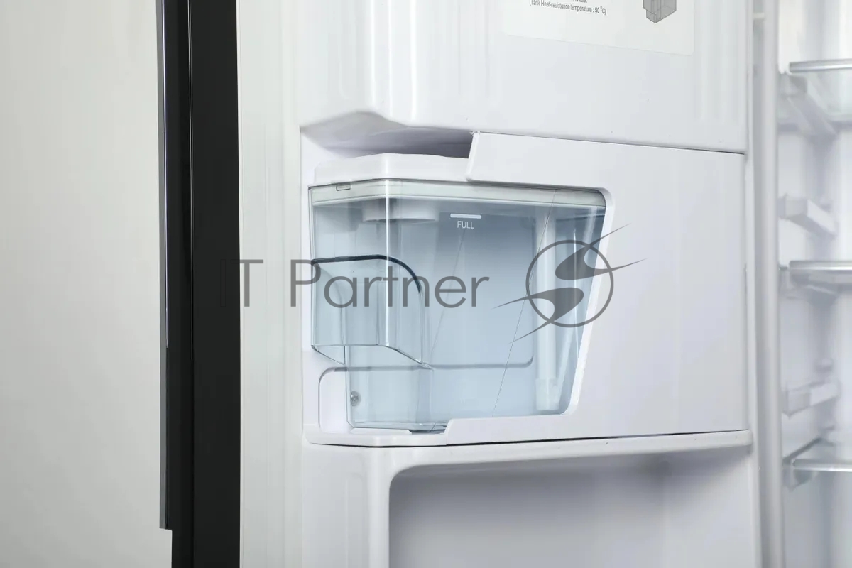 Холодильник Hitachi R-W660PUC7 GBK черный двухкамерный 396/144л морозилка сверху, No Frost, Side by Side