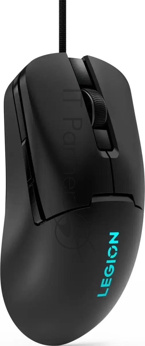 Мышь проводная Lenovo Legion M300s черный, 8000 dpi, USB, кнопки - 6
