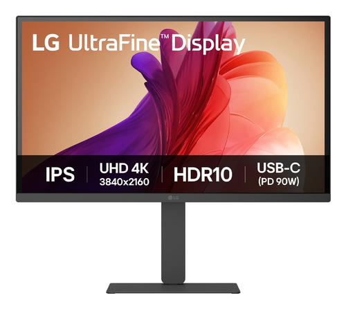 Монитор 27'' LG 27U730A-B/ LG 27U730A-B 27" IPS monitor, 3840x2160, 300cd/m2, 16:9, 5мс (GtG), HDMIx2, DP, USB C (90W), USB 3.2x2, Speakers, 60Hz, 178/178, внешний БП, VESA 100x100, HAS 150mm, black