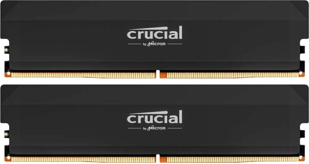 Оперативная память для компьютера 32Gb (2x16Gb) PC5-44800 5600MHz DDR5 DIMM CL36 Crucial CP2K16G60C36U5B CP2K16G60C36U5B