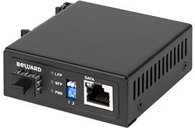 Медиаконвертер Beward STMP-1205, 1xSFP, 1xRJ-45, гигабитный