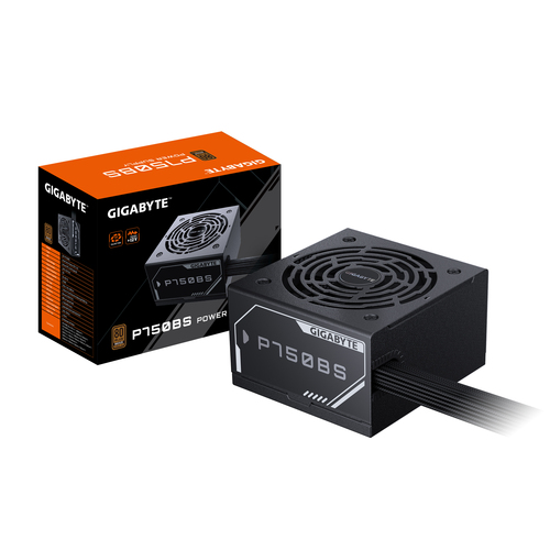 Блок питания ATX 750Вт Gigabyte P750BS GP-P750BS 80+ Bronze (20+4pin) APFC 120mm fan RTL