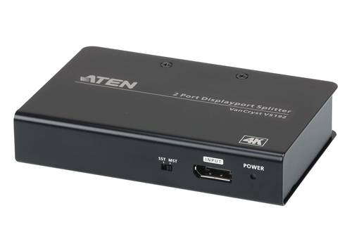 Разветвитель Aten ProAV green: Разветвитель DisplayPort 4K 2-портовый