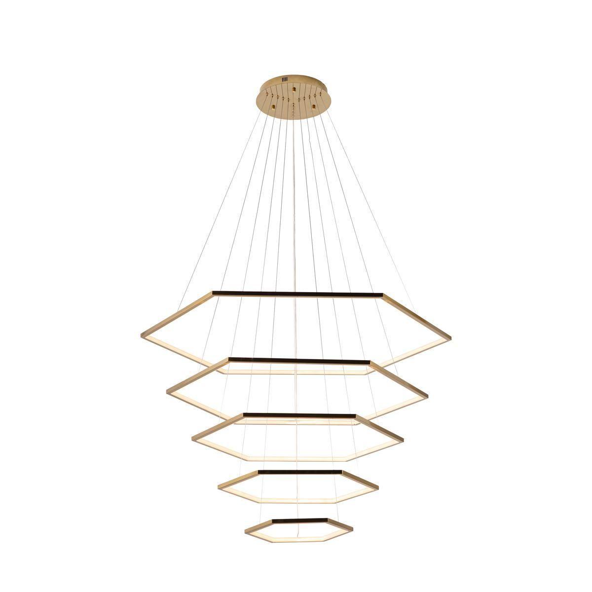 Подвесной светильник Loft IT 10016/5, Ring, LED, 122Вт, Ø1200мм