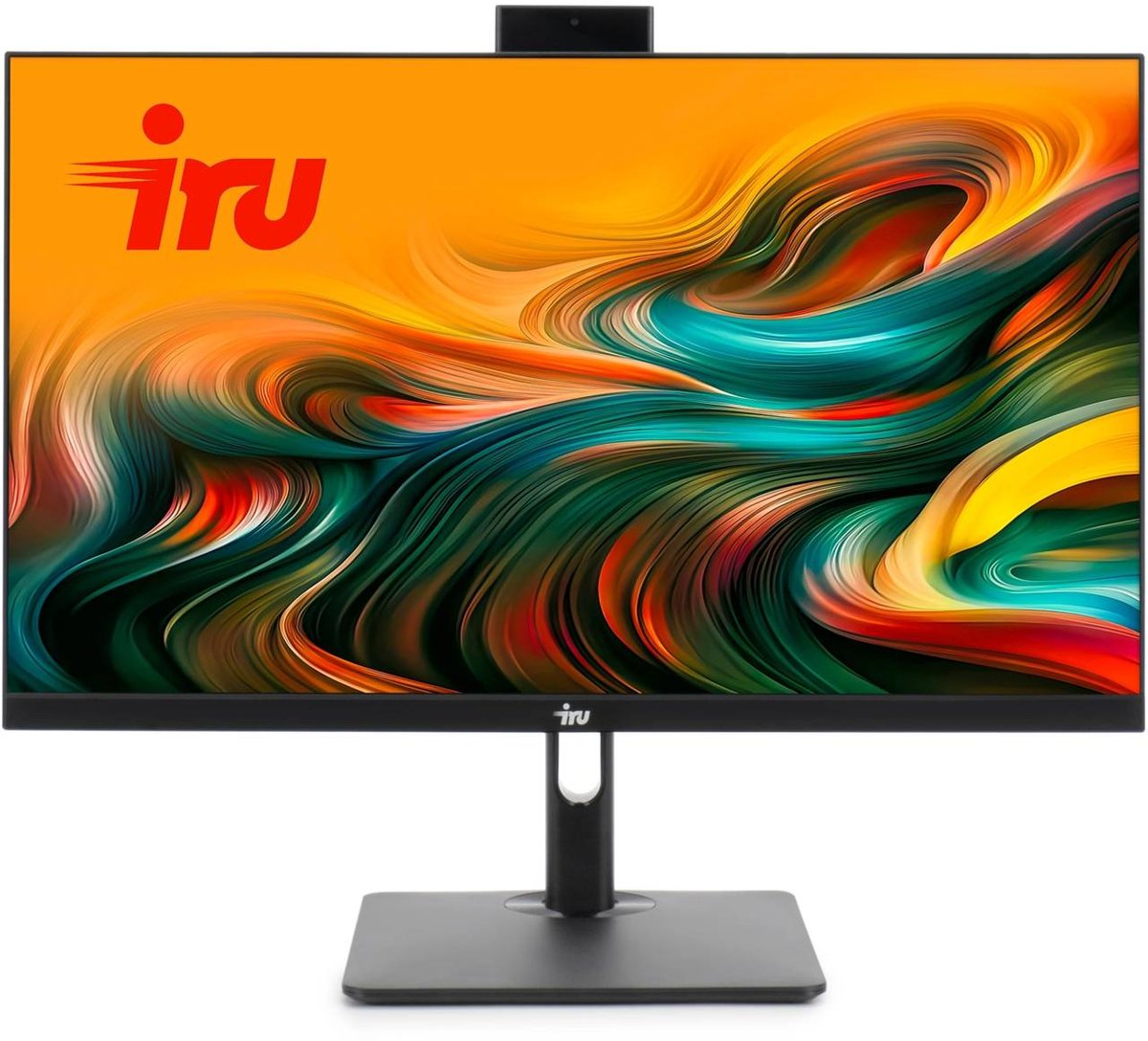 iRU 23ID 23.8" Full HD i5 12400  16Gb SSD512Gb UHDG 730 CR Windows 11 Pro GbitEth WiFi BT 120W Cam черный 1920x1080