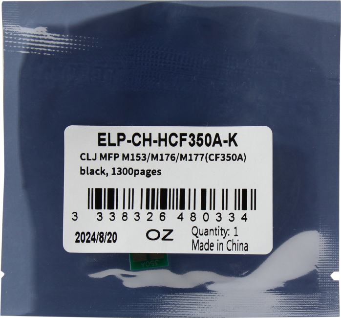 <ELP-CH-HCF350A-K> Чип для  картриджа  CF350A  Black, 1.3K