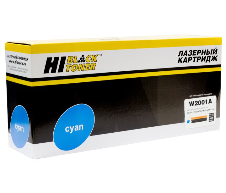 Тонер-картридж Hi-Black (HB-W2001A) для HP CLJ Enterprise M751/M751n/dn,  №658A,  Восстанов.,  C, 6К