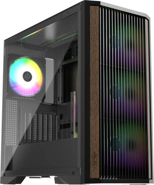 0R20B00261 RAIJINTEK CO LTD  Корпус без блока питания/ Case Raijintek AGOS MAX-MS4, Midi-Tower,  TG,  4x140mm  ARGB, 2xUSB