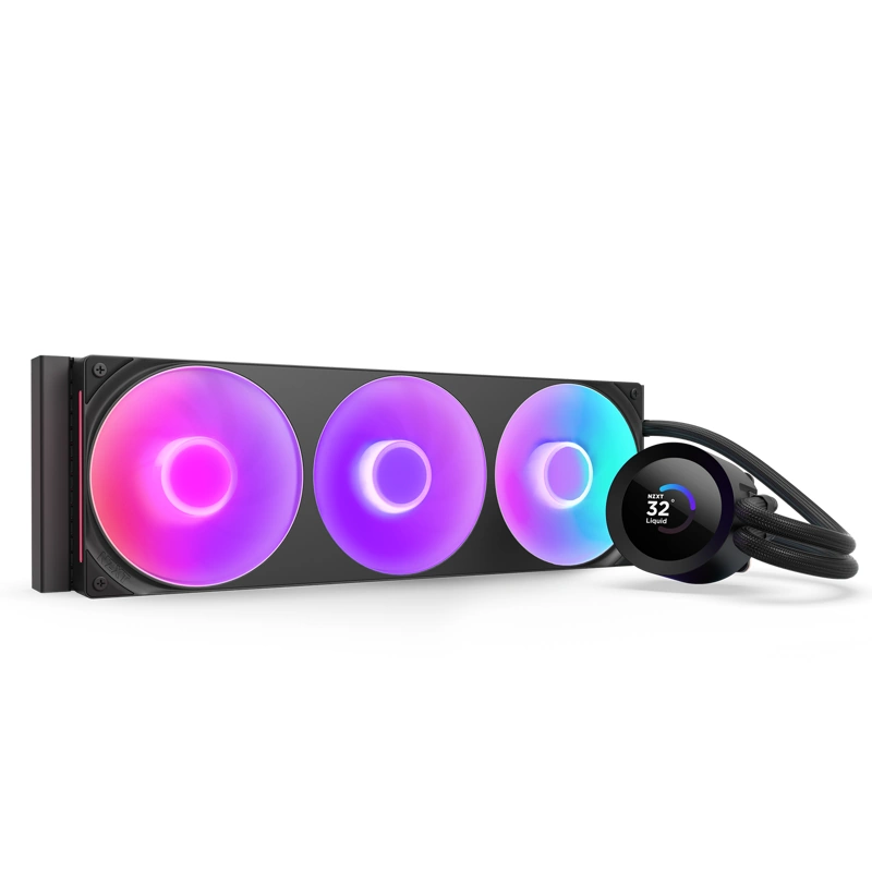 Система жидкостного охлаждения для ПК NZXT Kraken Plus 360 RGB V2 (RL-KR360-B2)