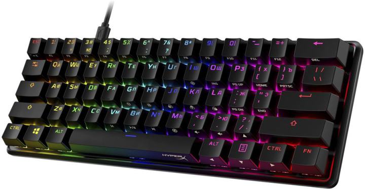 4P5N4AA#ABA Клавиатура игровая/ HyperX  AlloyOrigins 60 (HKBO1S-RB-US/G)